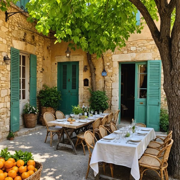 Où séjourner pour des vacances en Provence avec des ateliers de cuisine et des visites de marchés bio?
